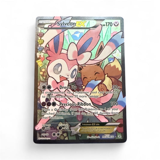 Sylveon Ex Full Art Generations Radiant Collection (Moderately Played)